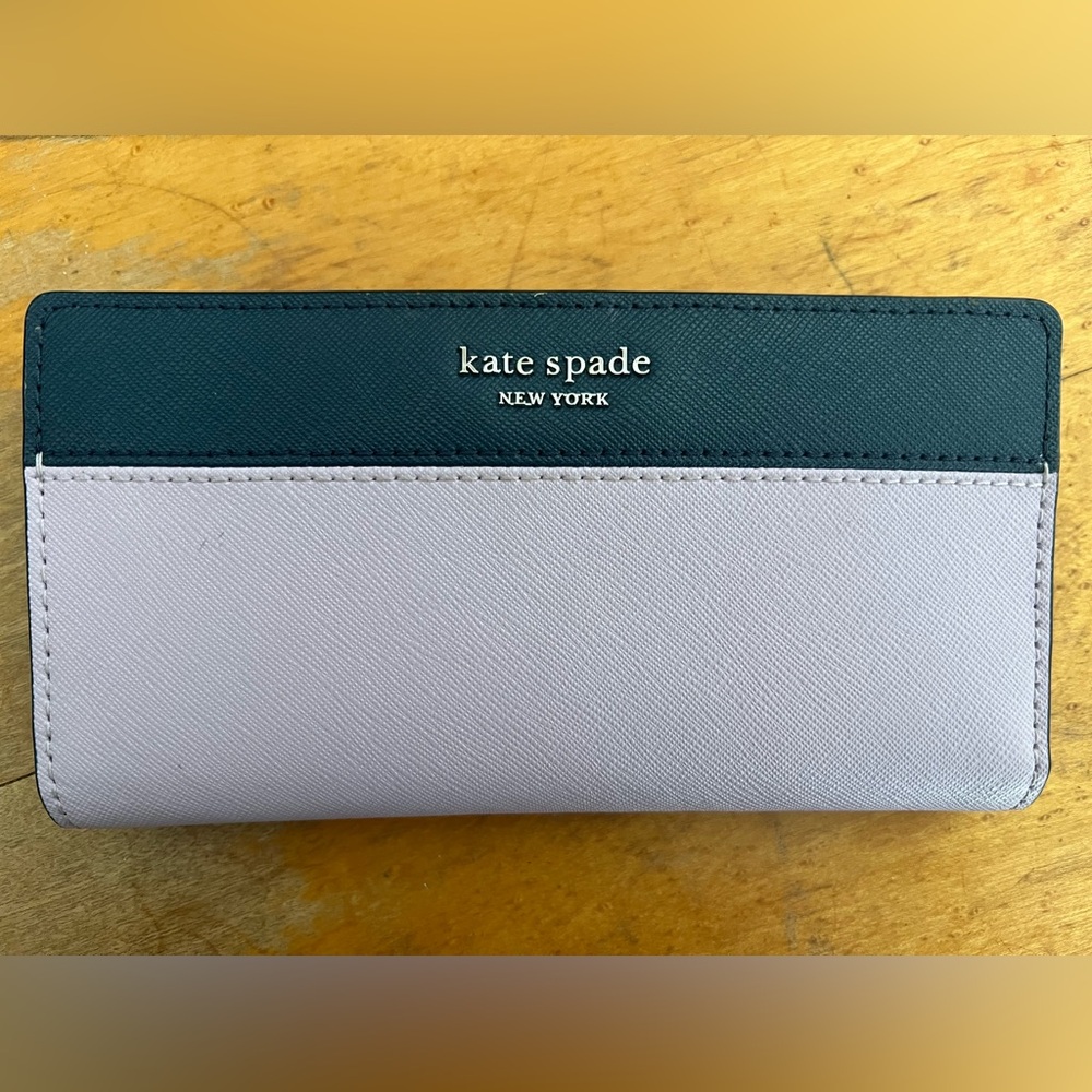 Kate Spade Cameron Large Continental Leather Zip Around Wallet